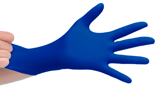 Guantes de Nitrilo Sin Polvo Sensiflex Deep Blue (100 unidades)