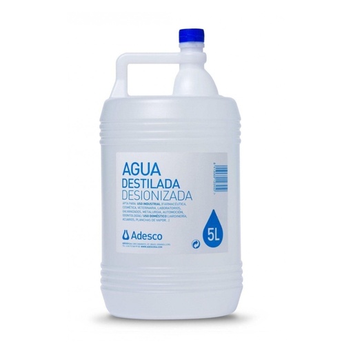 [038-001] Agua Destilada en garrafa