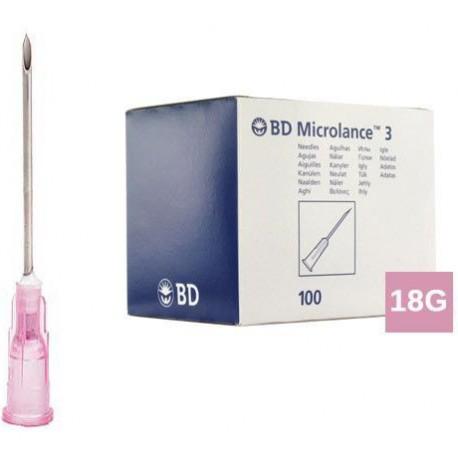 [039-059] Aguja Hipodérmica Microlance BD 18G | 1,2 x 40mm