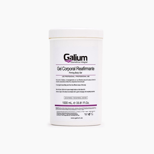 Gel corporal reafirmante efecto frío